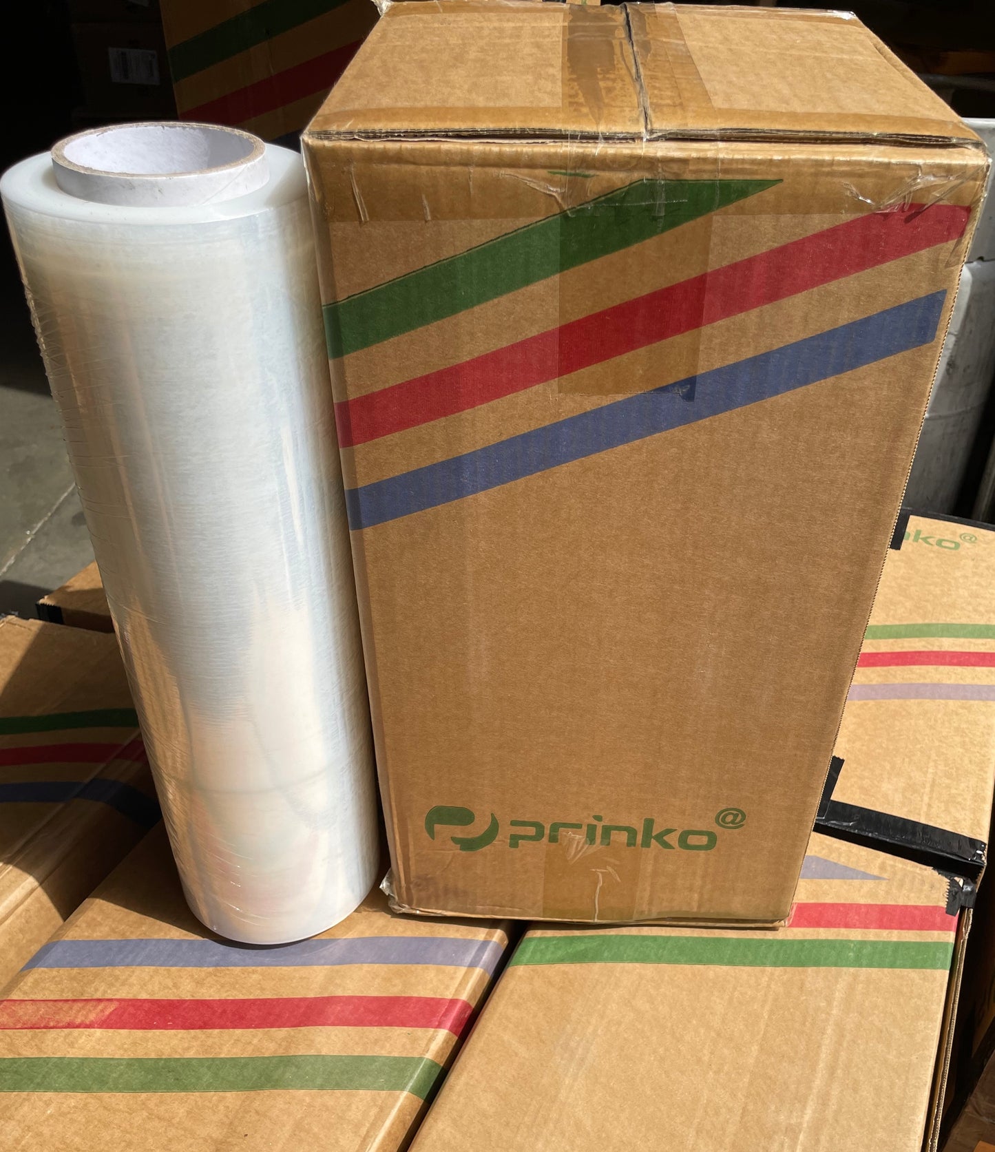18" x 1500ft x 80 Gauge Thick (20 Micron) Cast Pallet Stretch Wrap Film