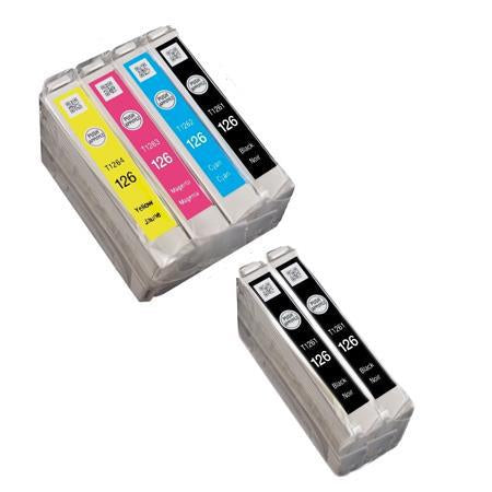 Epson 126 Remanufactured Ink Cartridge, Inkjet - Black, Cyan, Magenta, Yellow