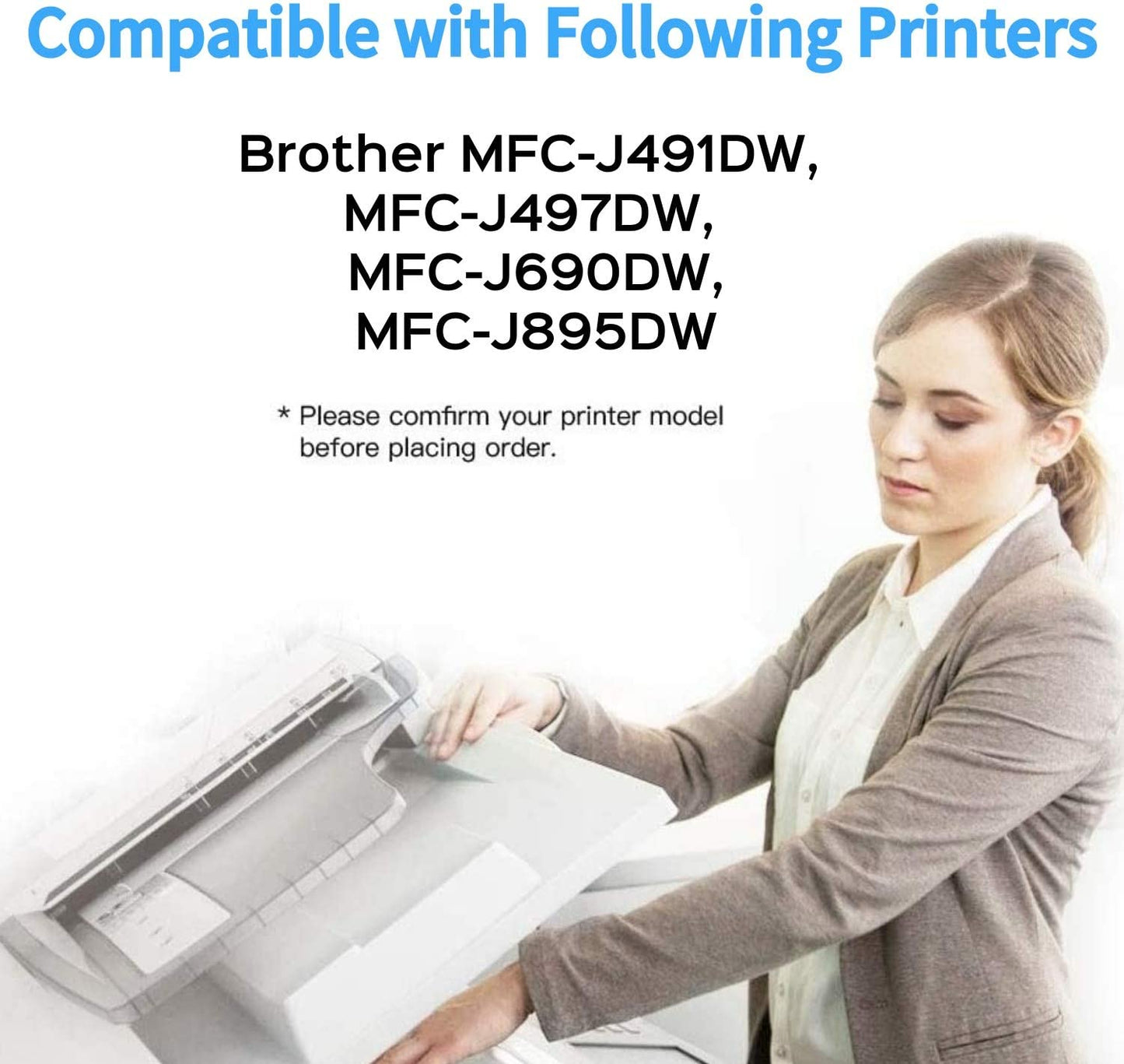 Brother Compatible LC3013 Ink Cartridge (Black, Cyan, Magenta, Yellow)