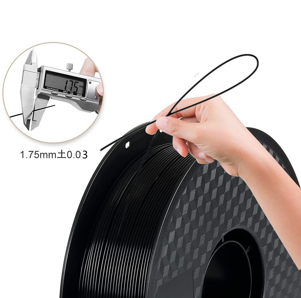 1.75mm PLA Filament 1kg(2.2 lbs) For FDM 3D Printer Material Spool