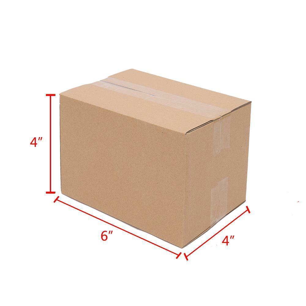 6X4X4 Cardboard Shipping Boxes Kraft Corrugated Small Mailer Box - Prinko