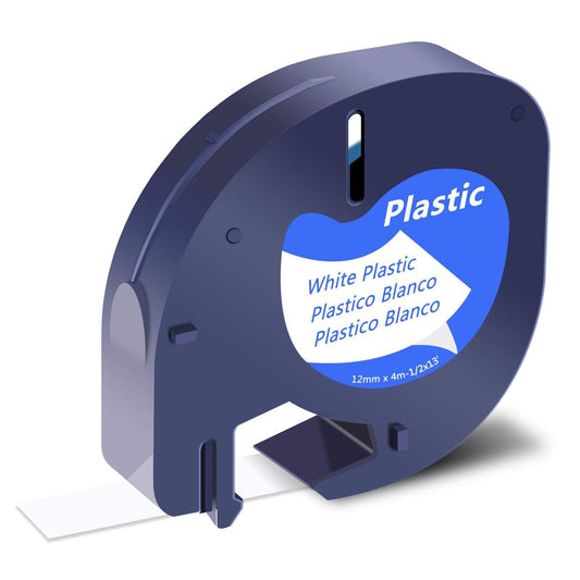 91201 Letratag Refill Compatible for Dymo Label Maker Tape 12mm x 4m (1/2" x 13') - Prinko