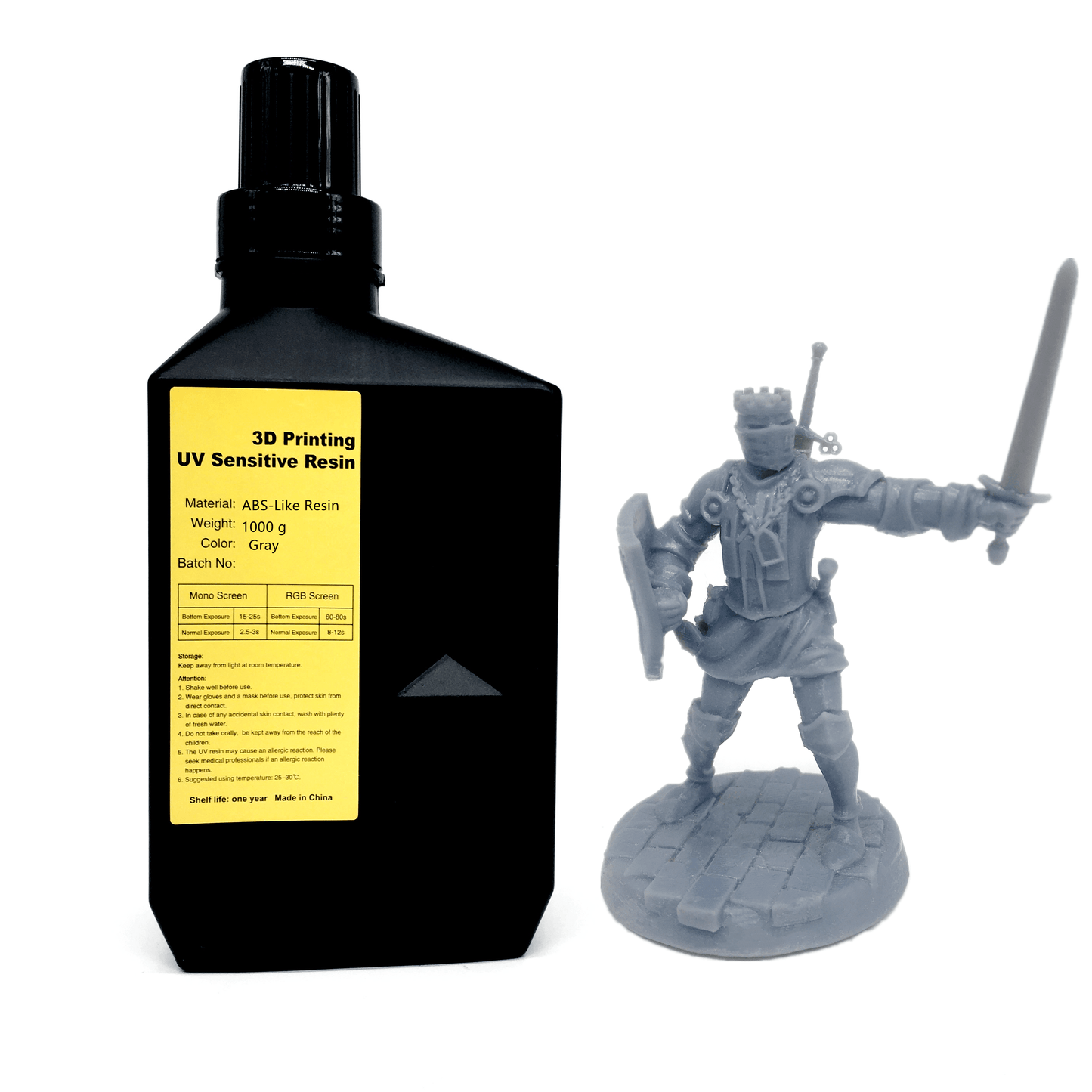 ABS-Like 3D Printer UV Sensitive Resin LCD UV-Curing Photopolymer Resin Printing - Prinko