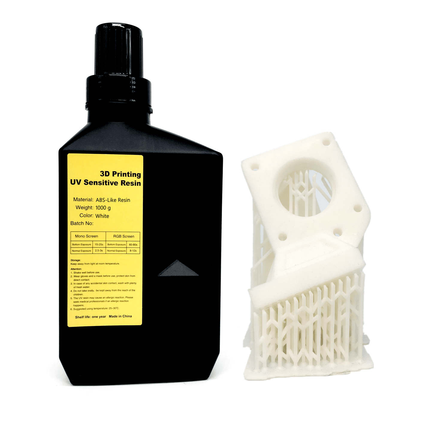 ABS-Like 3D Printer UV Sensitive Resin LCD UV-Curing Photopolymer Resin Printing - Prinko