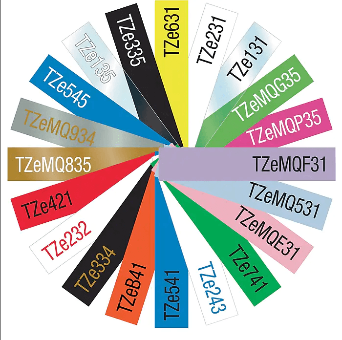 Compatible Label Maker Tape for Brother P-touch TZe 6mmx8mm - Prinko