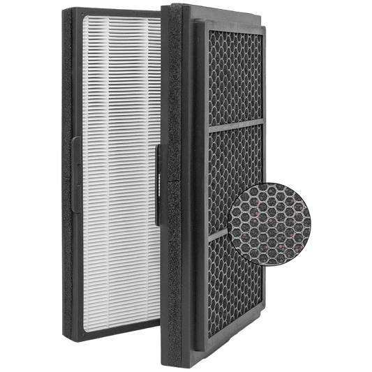 Compatible Particle & Carbon Folding Filter Replacement for BLUEAIR Pro M, L, XL - Prinko