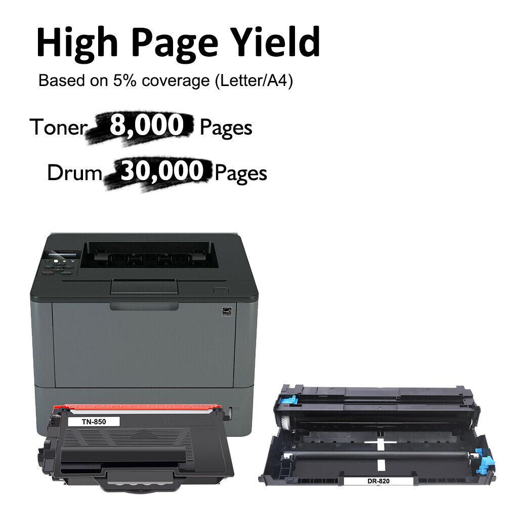 DR820 TN850 Toner Drum Compatible With Brother MFC-L6700DW HL-L6200DW - Prinko