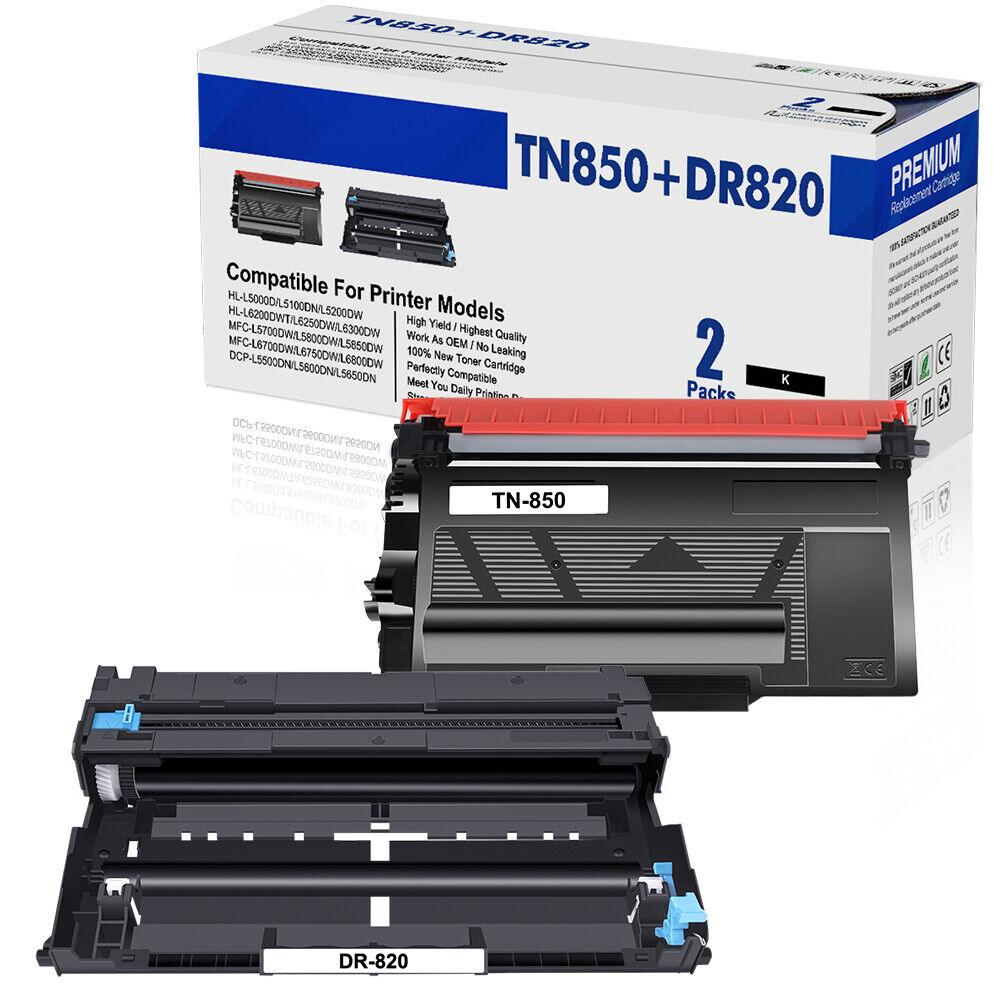 DR820 TN850 Toner Drum Compatible With Brother MFC-L6700DW HL-L6200DW - Prinko