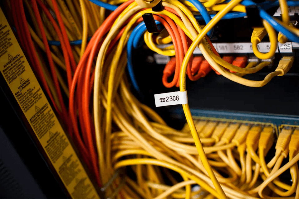 Flexible ID Tape Compatible Label Maker Tape for Brother P-touch TZe-FX 9mmx8mm 0.35"W - Prinko