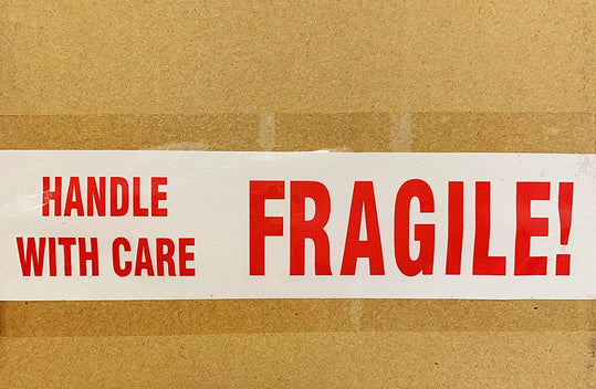 Fragile Handle with Care Printed Message Carton Box Shipping Sealing Tape - 2