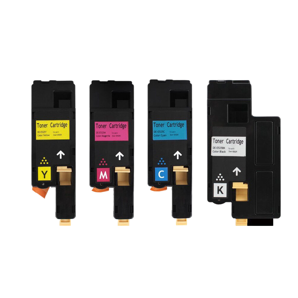 E525 Toner Cartridge For Dell E525W E525 525 Color Laser Printer