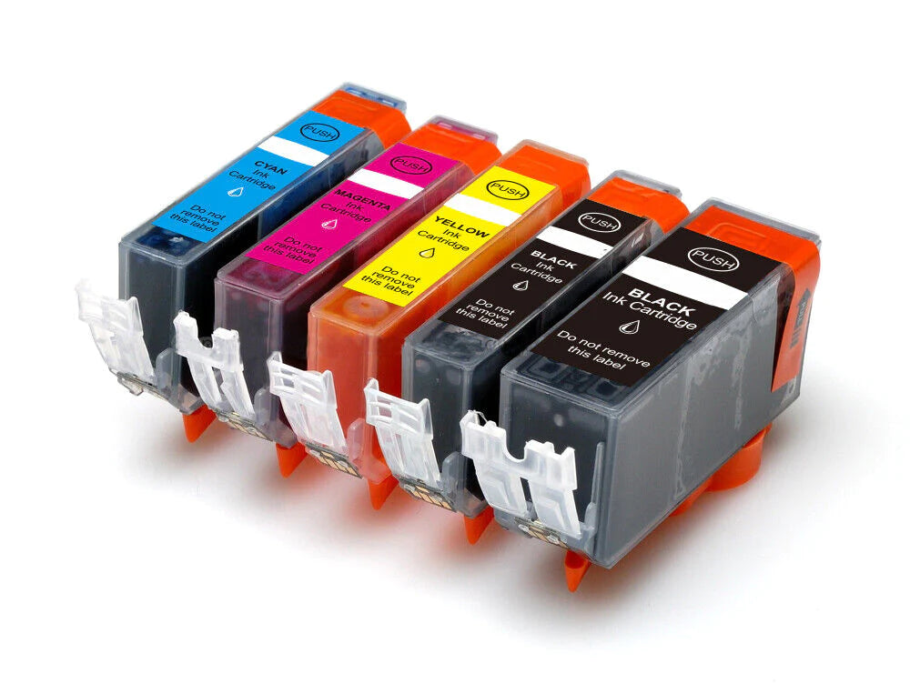 Compatible Canon PGI-250/CLI-251 Black/Cyan/Magenta/Yellow Ink Cartridges