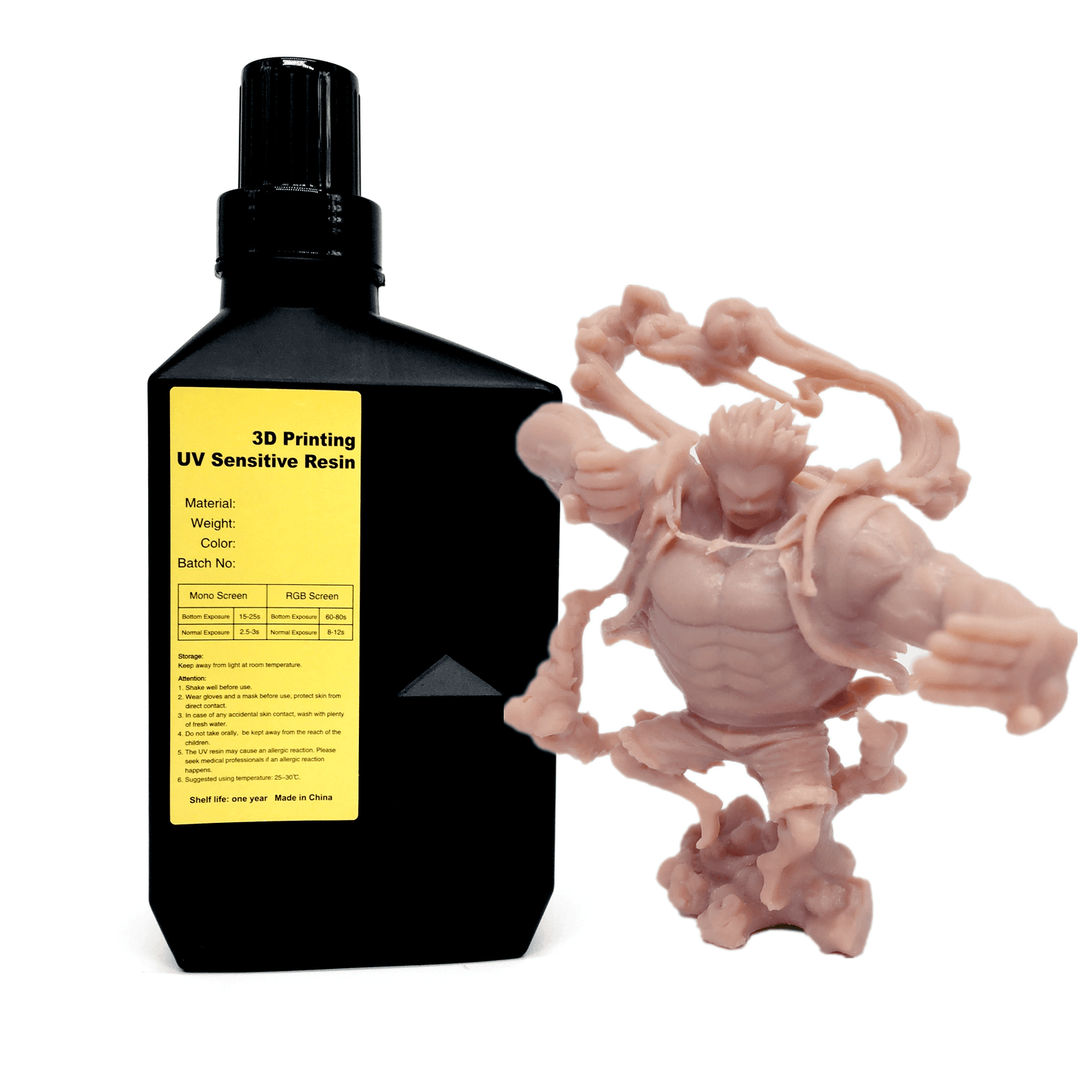 Standard 3D Printer UV Sensitive Resin LCD UV-Curing Photopolymer Resin 1000g - Prinko