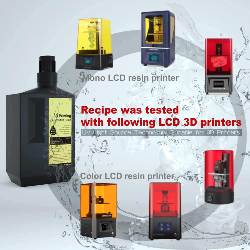 Standard 3D Printer UV Sensitive Resin LCD UV-Curing Photopolymer Resin 1000g - Prinko