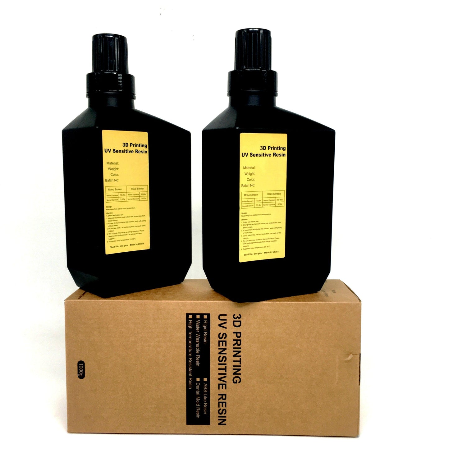 Standard 3D Printer UV Sensitive Resin LCD UV-Curing Photopolymer Resin 1000g - Prinko