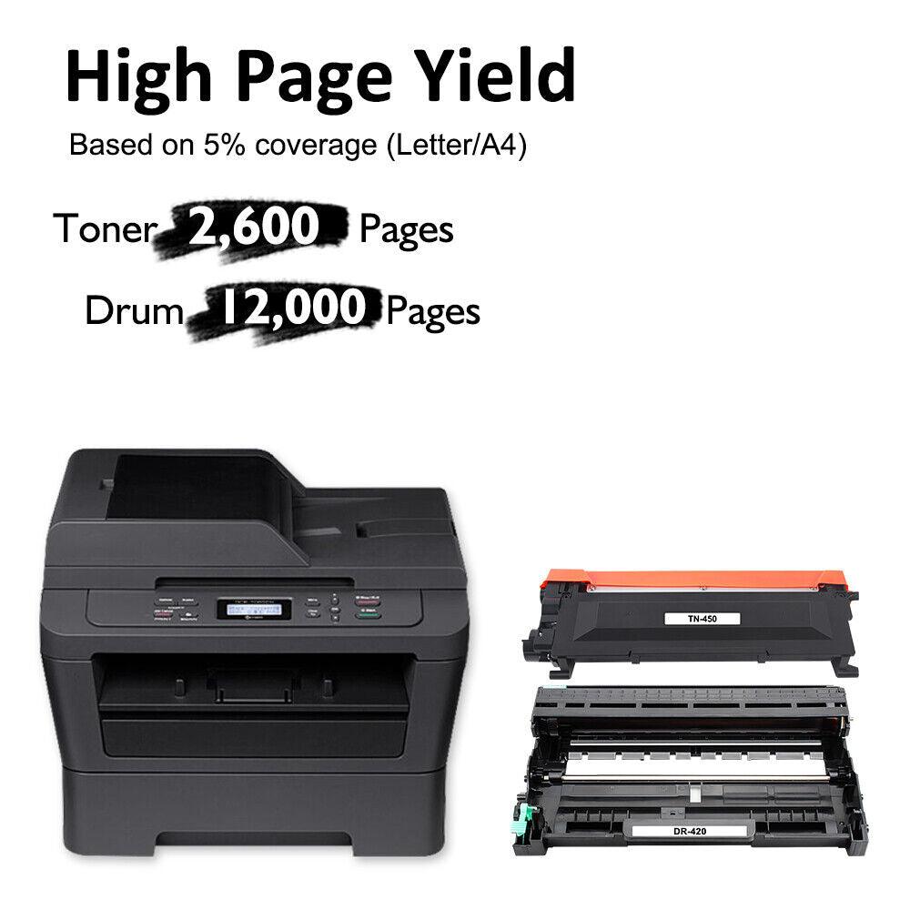 TN450 Toner DR420 Drum For Brother MFC-7240 HL-2270DW 2240 MFC-7360N 2280DW - Prinko