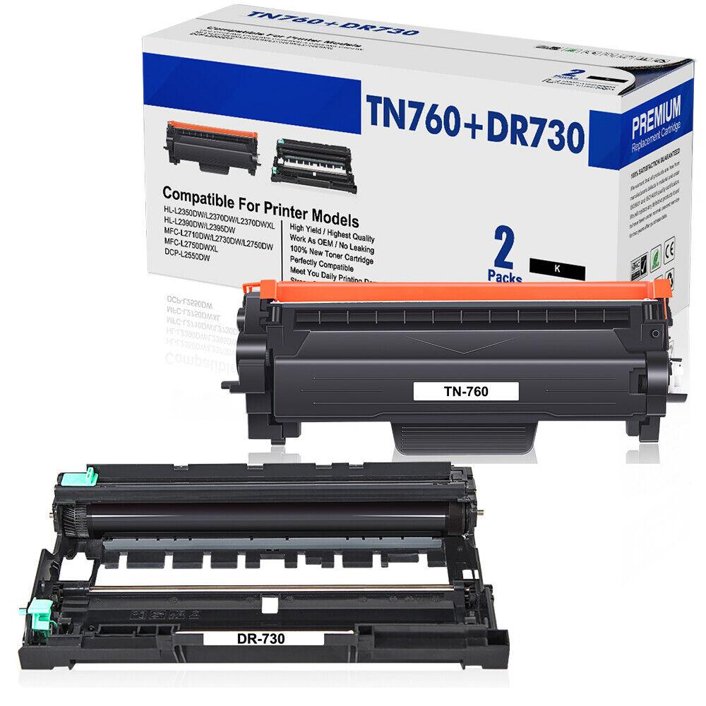TN760 Toner DR730 Compatible With Brother MFC-L2710DW MFC-L2750DW DCP-L2550DW - Prinko