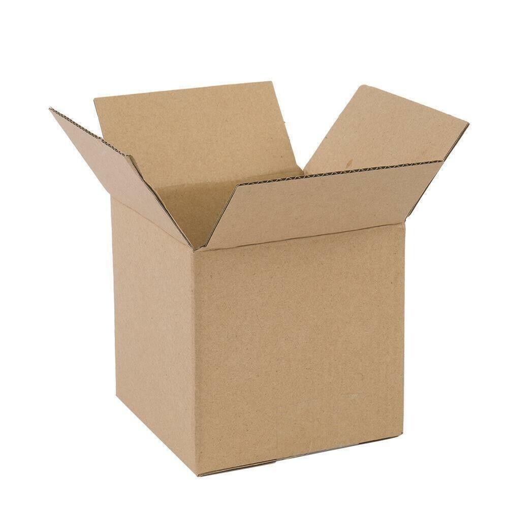 10x10x10 Cardboard Shipping Boxes Kraft Corrugated Small Mailer Box - Prinko