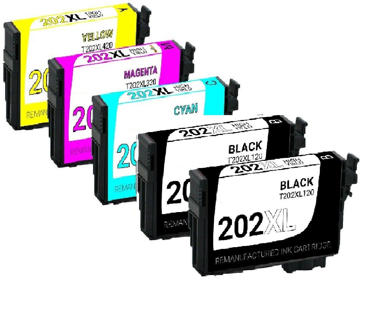 Epson T202XL Compatible Ink Cartridge, Inkjet - Black, Cyan, Magenta, Yellow