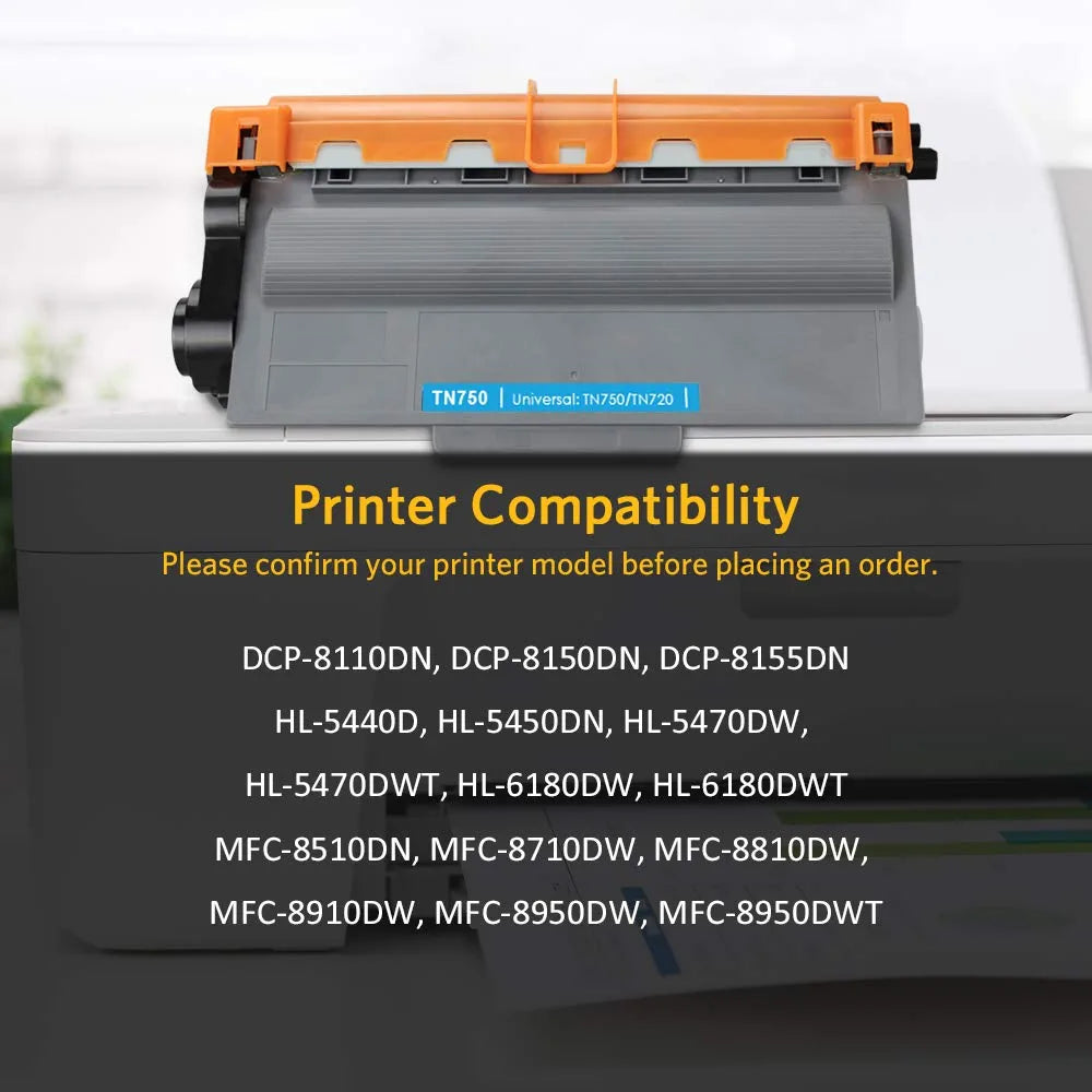 TN750 Toner DR720 Drum Compatible With Brother MFC-8710DW HL-5450DN DCP-8150DN - Prinko