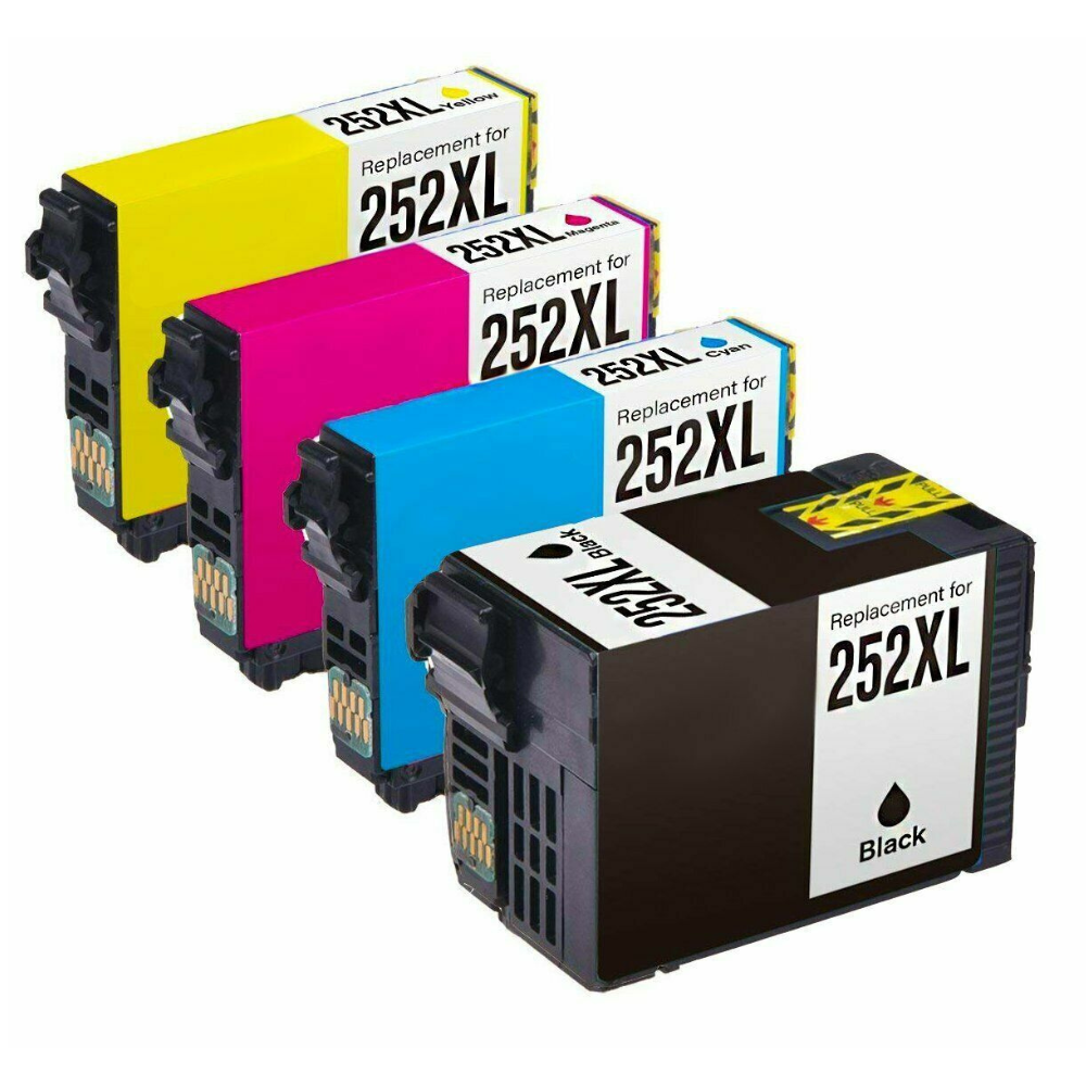 Epson T252XL Compatible Ink Cartridge, Inkjet - Black, Cyan, Magenta, Yellow