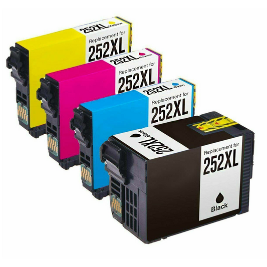 Epson T252XL Compatible Ink Cartridge, Inkjet - Black, Cyan, Magenta, Yellow