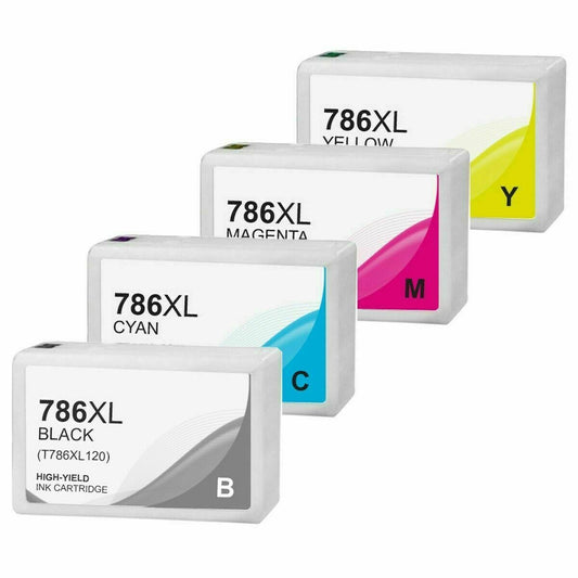 Epson T786 Remanufactured high yield Ink Cartridge, Inkjet - Black, Cyan, Magenta, Yellow