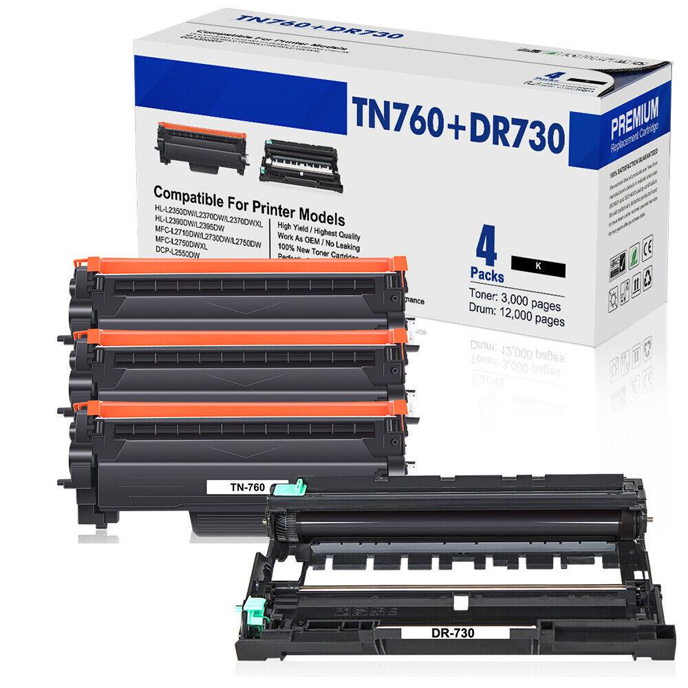 TN-760 Toner DR-730 Compatible With Brother MFC-L2710DW MFC-L2750DW DC -  Prinko
